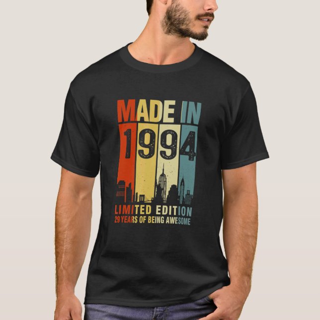 Retro 1994 29 Jahre Phantastisch T-Shirt (Vorderseite)