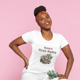 Retro 1. Rodeo Western Kaktus Geburtstag T-Shirt