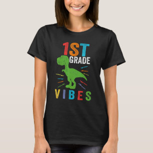 Retro 1. Vibes Trex Lehrerin Lehrerin Lehrerin zur T-Shirt