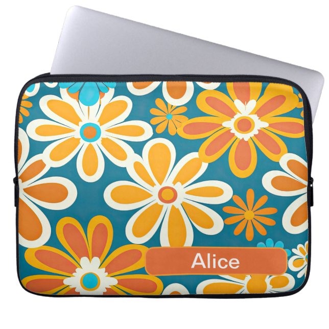 Retro 1E Laptopschutzhülle (Vorderseite)