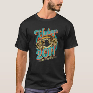 Retro 2011 11th Limited Edition Leopard 11 Year Ol T-Shirt