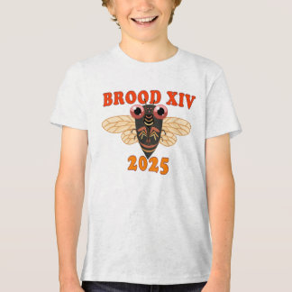 Retro 2025 Brood XIV Cicada Shirt für Kinder