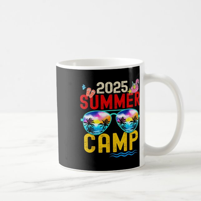 Retro 2025 Sommercampingplatz Matching Fa Kaffeetasse (Rechts)