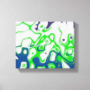 Retro 2059 Abstrakte Designkunst Leinwanddruck