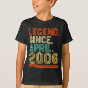 Retro 20 Jahre alte Legende seit April 2006 20. T-Shirt