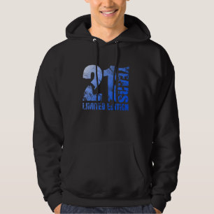 Retro 21 Jahre alt Geschenk 21 Geburtstagsgeschenk Hoodie