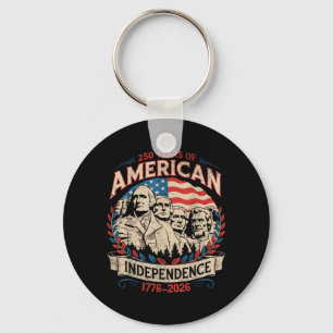 Retro 250 Jahre amerikanische Vintage-Unabhängigke Schlüsselanhänger