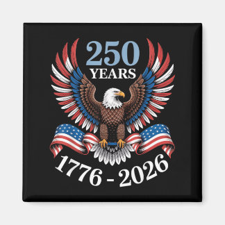 Retro 250 Jahre Amerikanischer Patriotischer Adler Magnet