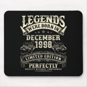Retro 27. Geburtstag für Männer 27 Jahre alt 1. De Mousepad