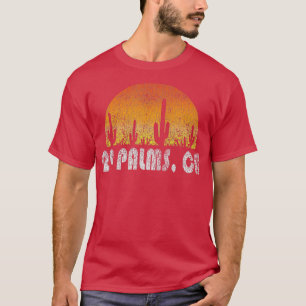Retro 29 Palms California Wüste Sonnenuntergang Vi T-Shirt
