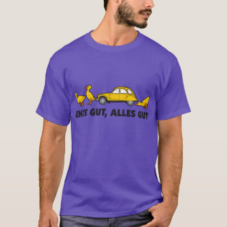 Retro 2cv Ente gut alles gut Dschwo Spaß T-Shirt
