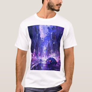 Retro-2D-Street-Fighter-Stil-Spiel-Hintergrund-T-S T-Shirt