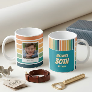 Retro 30. Geburtstag Geschenk für ihn Foto Kaffeetasse