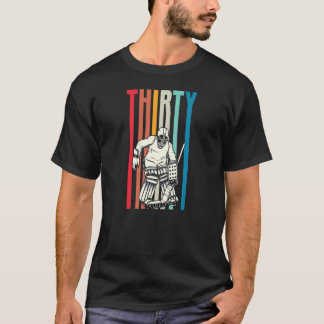 Retro 30 Jahre alt Eishockey Goalie 30. Geburtstag T-Shirt