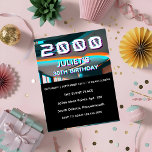 Retro 30 Party 2000 30. Geburtstag Einladung<br><div class="desc">Nehmen Sie an der Feier teil: Nice 2000s Party Birthday Einladungen!" Machen Sie sich bereit, in eine Zeitmaschine zu treten, während wir Sie zurück in die stilvolle und lustige Ära des 20. Jahrhunderts bringen. Diese Einladungen sind Ihr Ticket zu einem Geburtstagsbash voller Nostalgie, mit einem Design, das das Wesen der...</div>