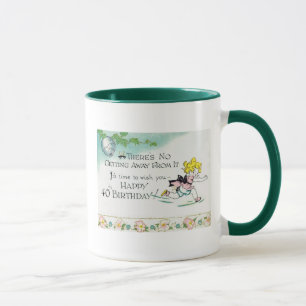 Retro 40. Geburtstag Tasse