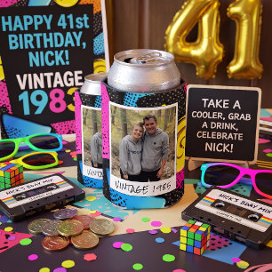 Retro 40. Geburtstag Vintage 1985 Retro Bier Dosenkühler