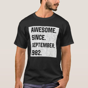 Retro 40 Jahre alt 40. Tag Phantastisch seit Septe T-Shirt