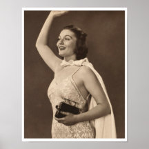 Retro 40er Frau im Badeanzug wachsen