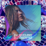 Retro 40th Birthday Colorful 90s Music Album Cover Einladung<br><div class="desc">👉 Live your dream and create your own 90s music album cover with this retro style 40th year Einladung! Das Einladungs-Design würde am besten mit einem hellen Foto in der Nähe aussehen. Das Neon Overlay wird Ihr Gesicht umrahmen. #zazzlemade - Klicken Sie einfach, um dieses Design zu personalisieren 🔥 Mein...</div>