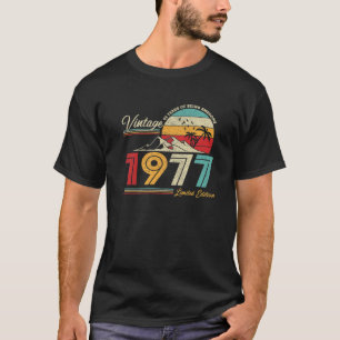 Retro 45 Jahre alt Vintag 1977 Limited Edition 45 T-Shirt