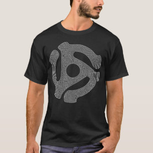 Retro-45-Rpm-Adapter Vinyl-Musik T-Shirt