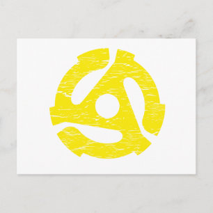 Retro 45 U/min Postkarte