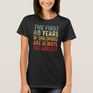 Retro 46 Jahre alte Männer Frauen Sprichwort 46. G T-Shirt