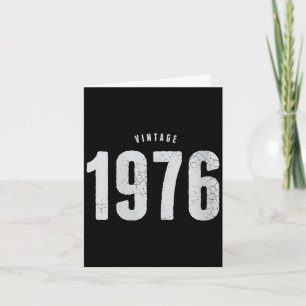 Retro-50. Geburtstag Frauen 1976 klassisch Karte