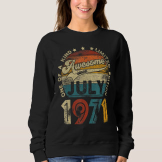 Retro 50 Jahre alt 50 Jahre Vintag Retro Jul Sweatshirt