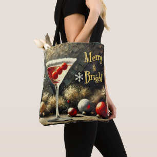 Retro 50er Dreifach-Kranbeeren-Weihnachts-Martini