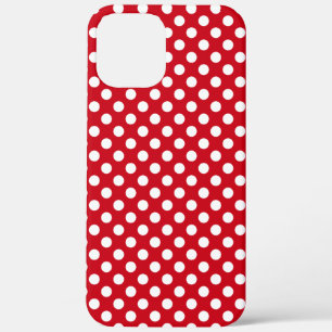 Retro 50er Inspiriertes Red White Polka Dot Muster Case-Mate iPhone Hülle