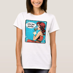 Retro 50er Pop Art Vintage Glam Lustiger Spruch T-Shirt