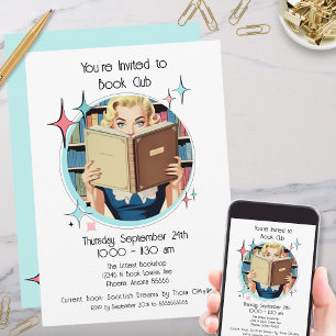 Retro 50er Rosa Aquamarines Aqua Traumstrecke Airo Einladung