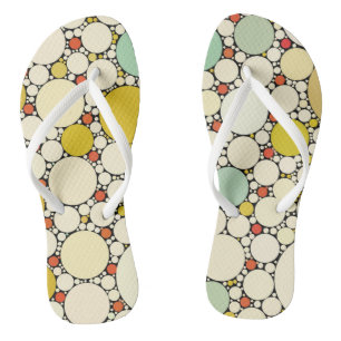 Retro 50er Summer Beach Flip Flops