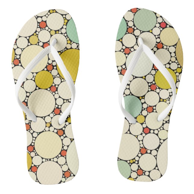 Retro 50er Summer Beach Flip Flops (Fußbett)