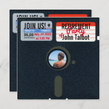 Retro 5.25 Floppy Disk Retirement Party laden