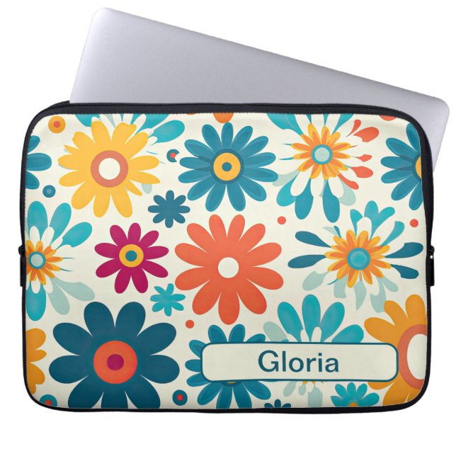 Retro 5 laptopschutzhülle (Vorderseite)