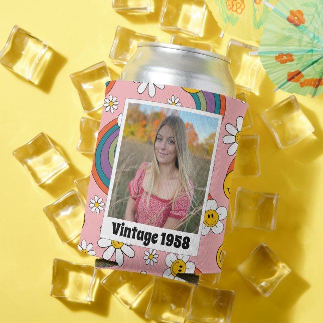 Retro 60. Geburtstag Vintag 1958 Foto Dosenkühler (In Situ Sommer)