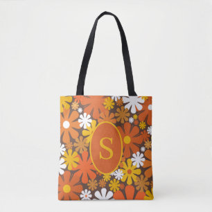Retro 60er 70er Floral Muster mit
