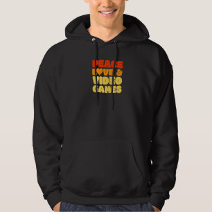 Retro 60er 70er Gaming Player Video Games Streamer Hoodie