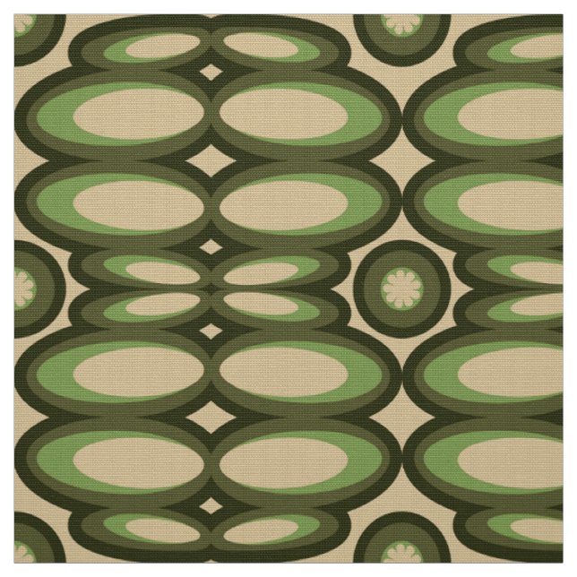 Retro 60er 70er gemusterter Stoff (Muster)