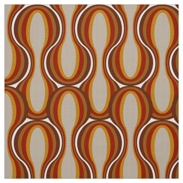 Retro-60er-70er-Muster Stoff (Muster)