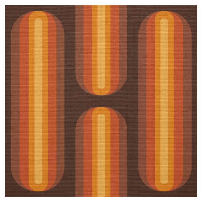 Retro-60er-70er-Muster Stoff (Muster)
