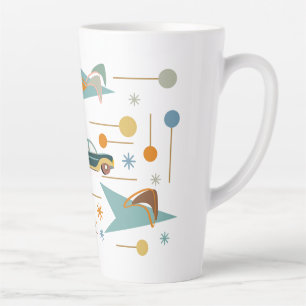 Retro-60er-Autotrip-zur-Strand-Lattemug Milchtasse