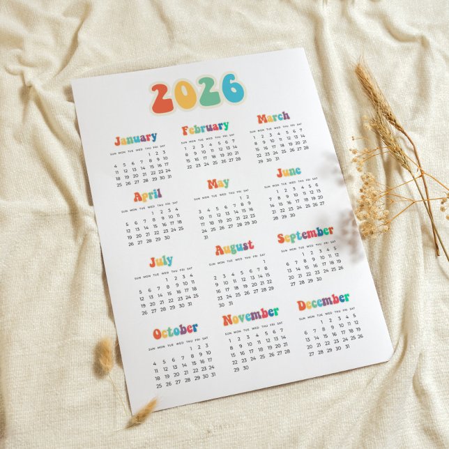 Retro 60er Hippie 2025 Poster (Von Creator hochgeladen)