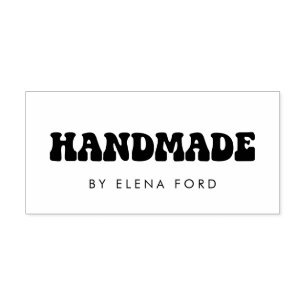 Retro 60er Hippie Fun Handmade Gummistempel