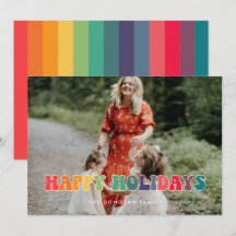 Retro 60er Hippie Fun Happy Holidays Foto
