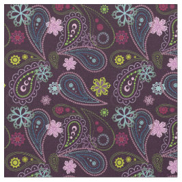 Retro 60er Paisley DIY Maske Stoff