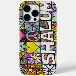 Retro 60er Psychedelic Shalom LOVE Case-Mate iPhon iPhone 14 Pro Max Hülle